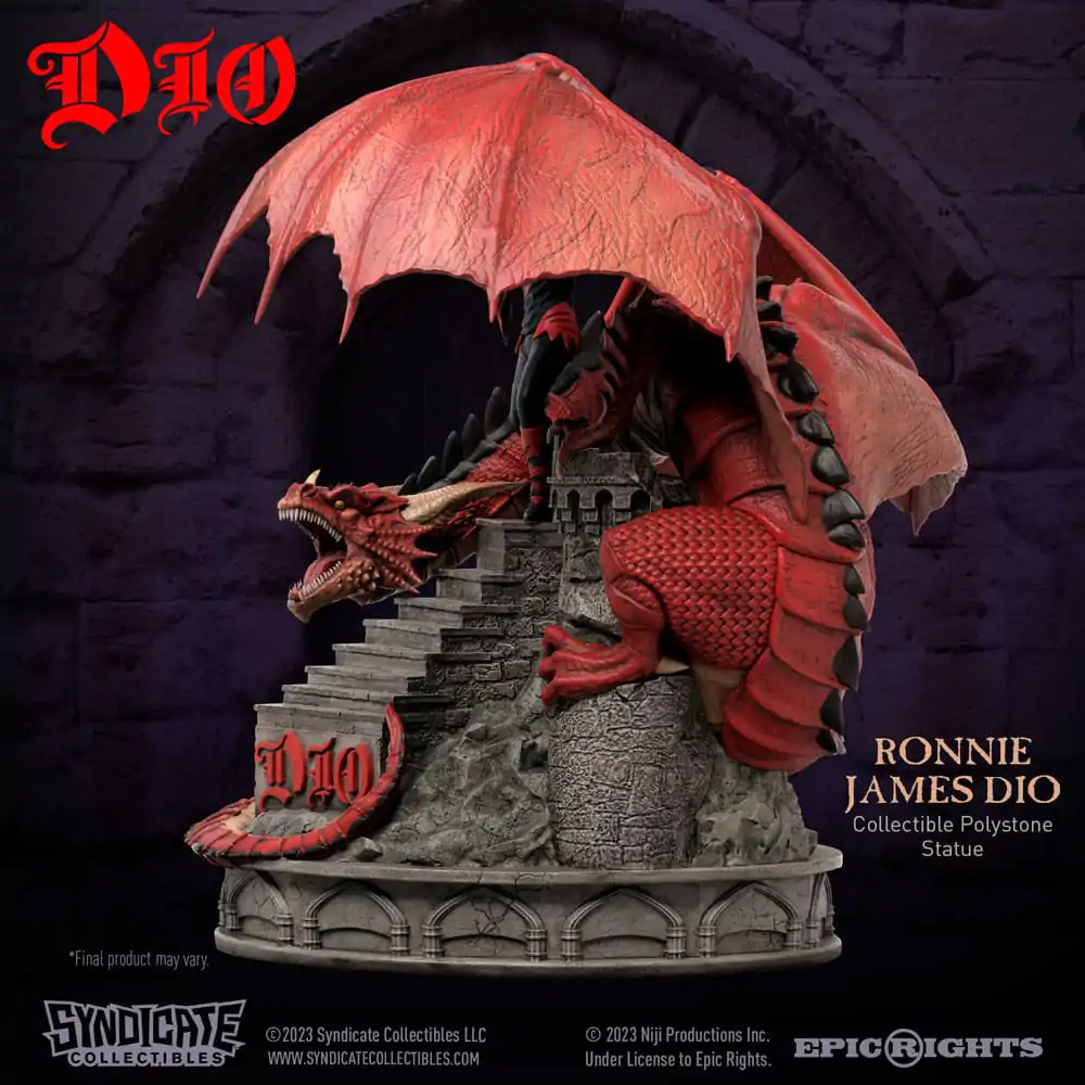 Dio Statue 1/10 Ronnie James Dio 36 cm termékfotó