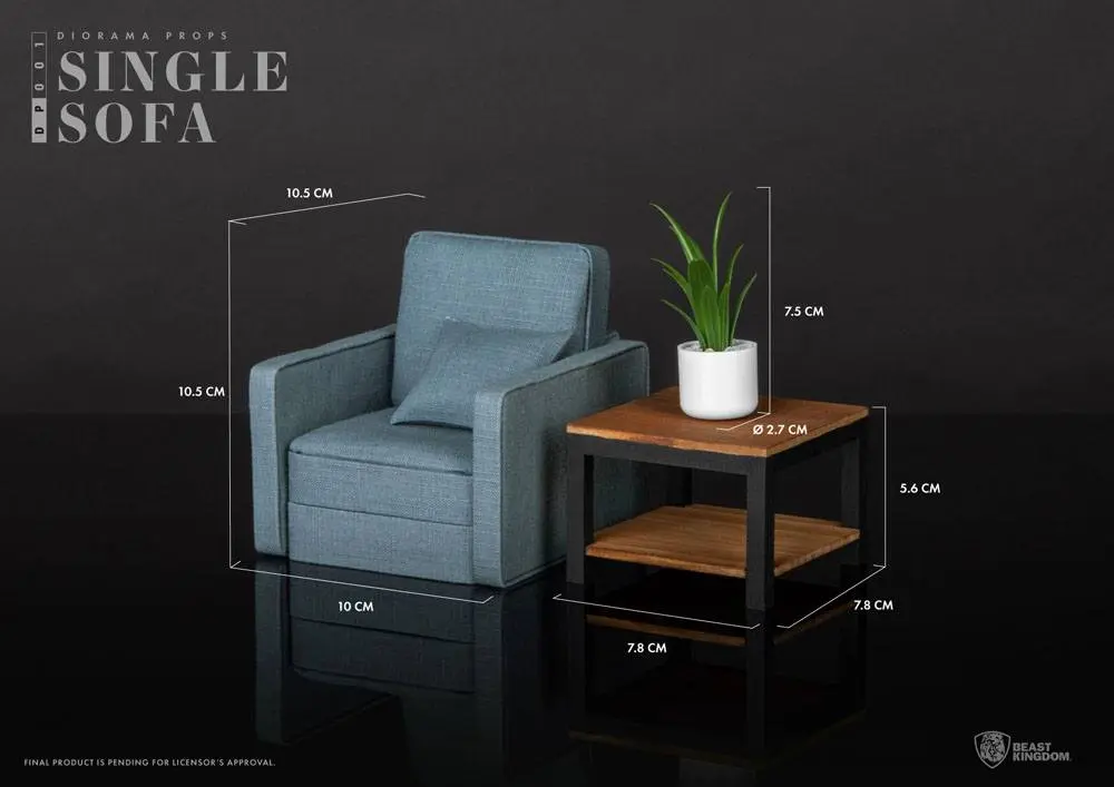 Diorama Props Series Single Sofa Set termékfotó