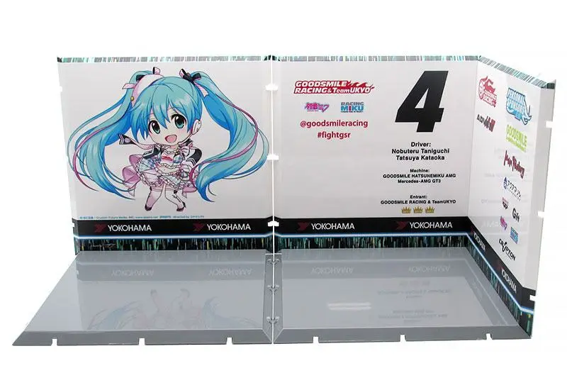 Dioramansion 150 Decorative Parts for Nendoroid and Figma Figures Racing Miku 2019 (Pit E) product photo