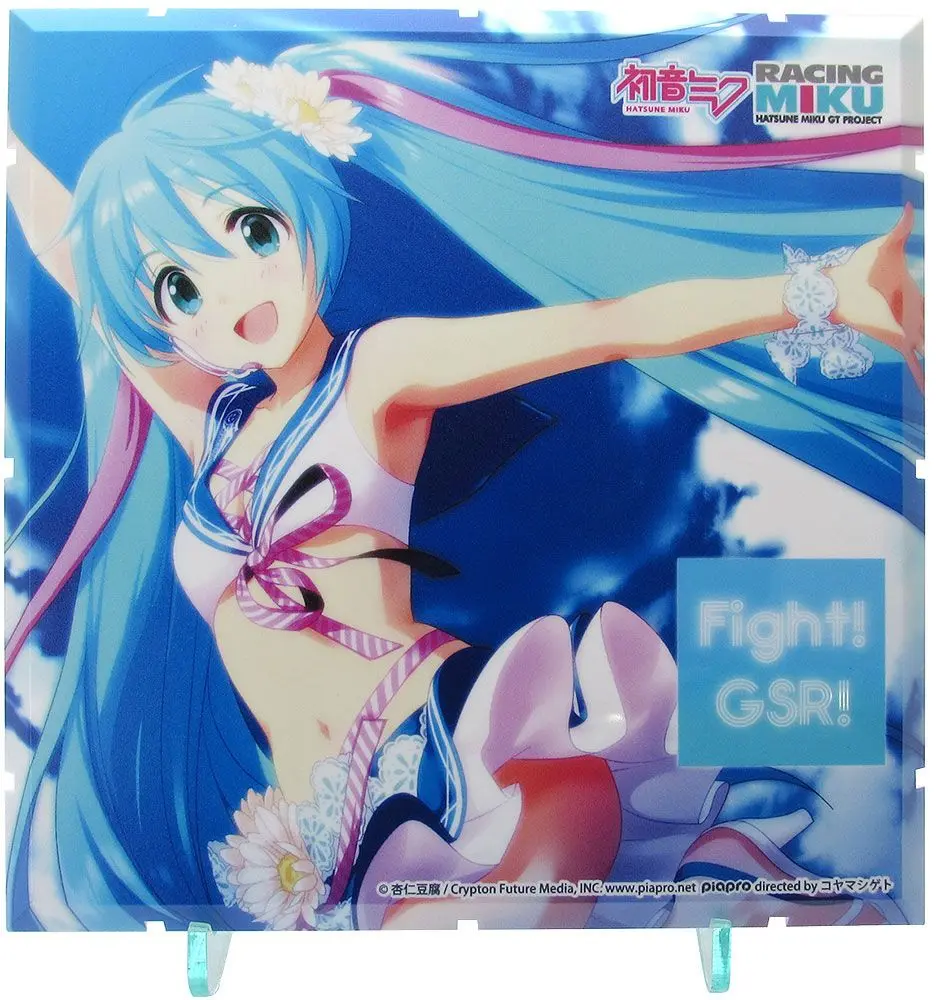 Dioramansion 150 Decorative Parts Racing Miku 2019 Pit Optional Panel Rd. 4 Thailand product photo