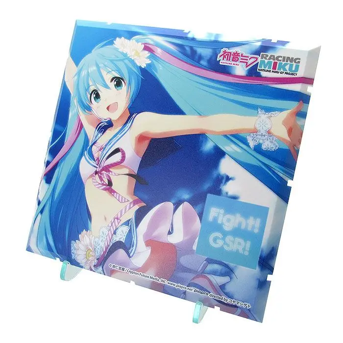 Dioramansion 150 Decorative Parts Racing Miku 2019 Pit Optional Panel Rd. 4 Thailand product photo