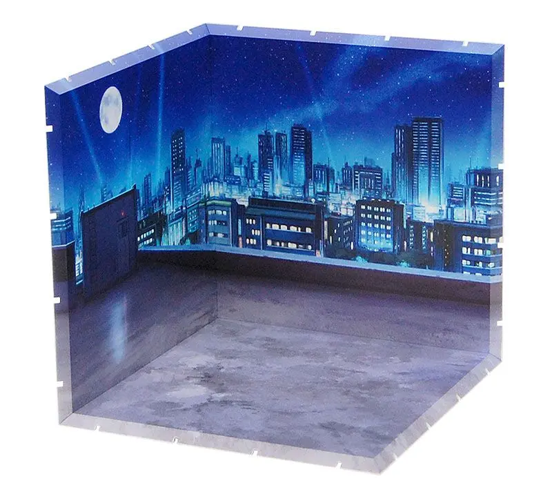 Dioramansion 200 Decorative Parts for Nendoroid and Figma Figures Rooftop (Night) product photo