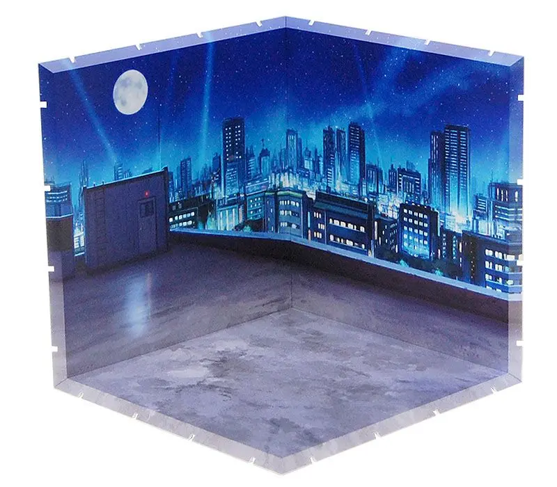 Dioramansion 200 Decorative Parts for Nendoroid and Figma Figures Rooftop (Night) product photo