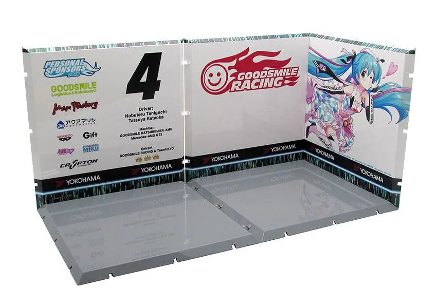 Dioramansion 150 Decorative Parts for Nendoroid and Figma Figures Racing Miku 2019 (Pit B) product photo