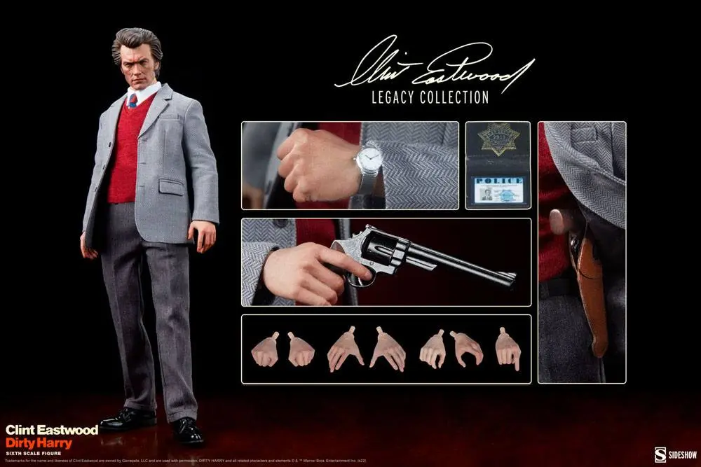 Dirty Harry Clint Eastwood Legacy Collection Action Figure 1/6 Harry Callahan 30 cm termékfotó