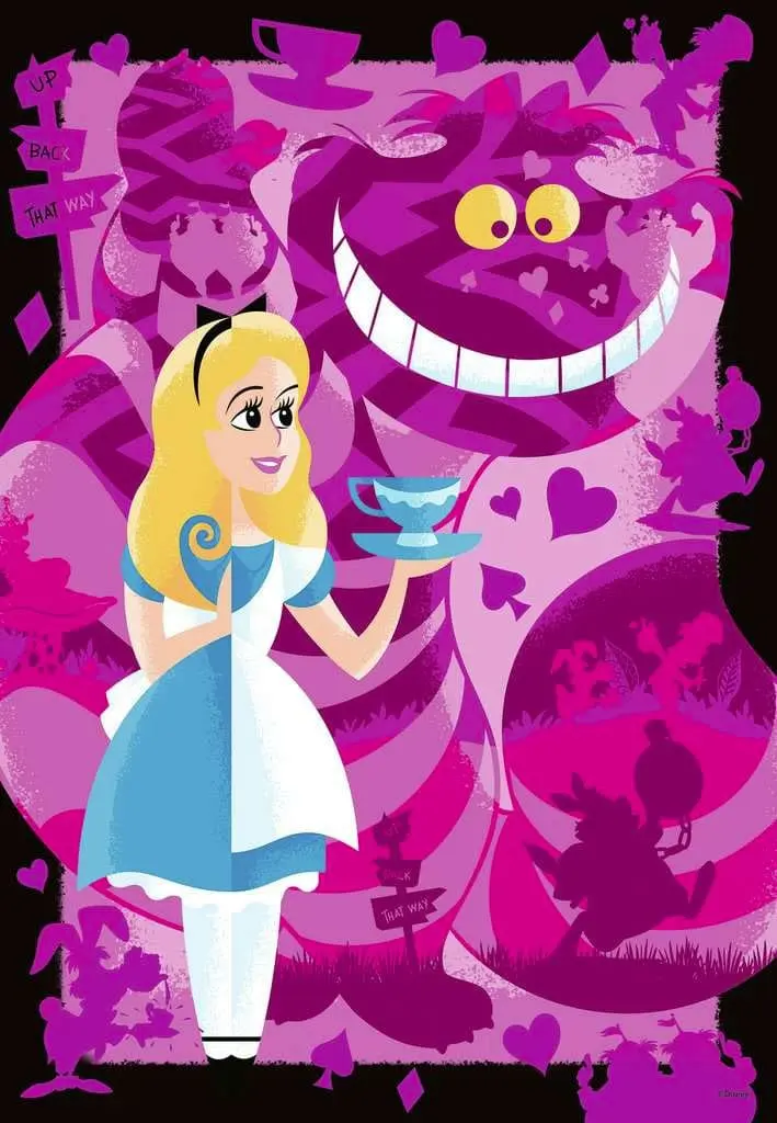 Disney 100 Jigsaw Puzzle Alice (300 pieces) product photo