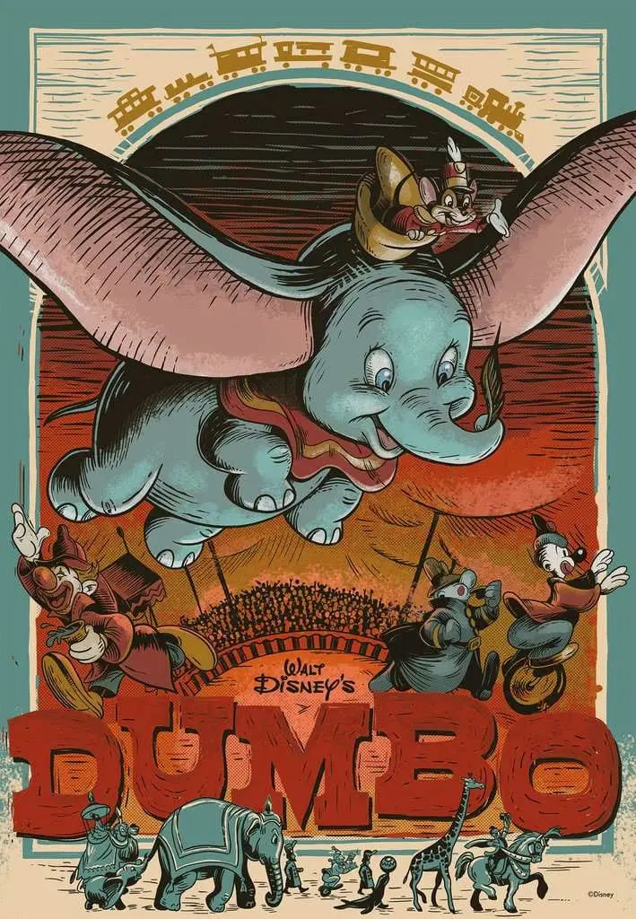 Disney 100 Jigsaw Puzzle Dumbo (300 pieces) product photo