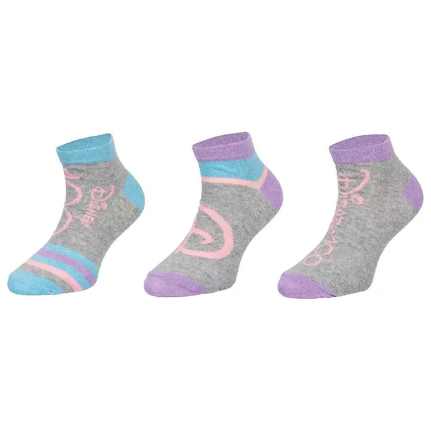 Disney 100th Anniversary Pastel Kids' Secret Socks 27/30 product photo