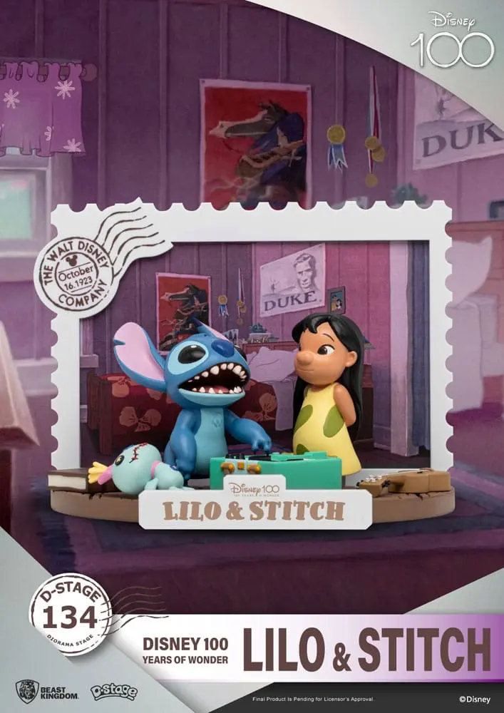 Disney 100 Years of Wonder D-Stage PVC Diorama Lilo &amp; Stitch 10 cm product photo