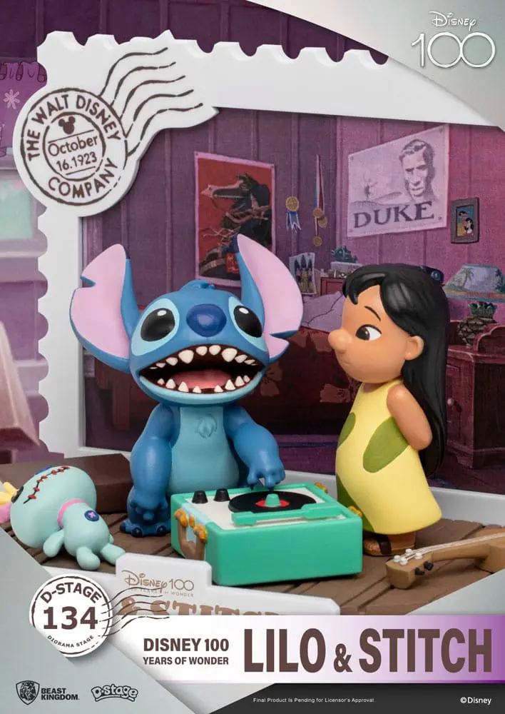 Disney 100 Years of Wonder D-Stage PVC Diorama Lilo &amp; Stitch 10 cm product photo