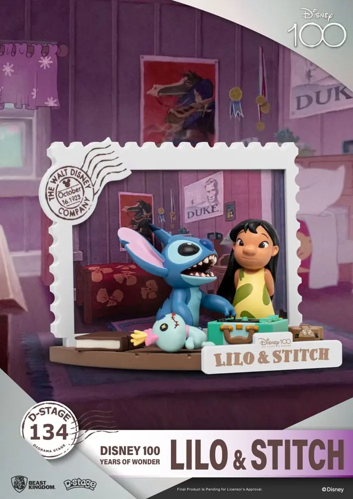 Disney 100 Years of Wonder D-Stage PVC Diorama Lilo &amp; Stitch 10 cm product photo