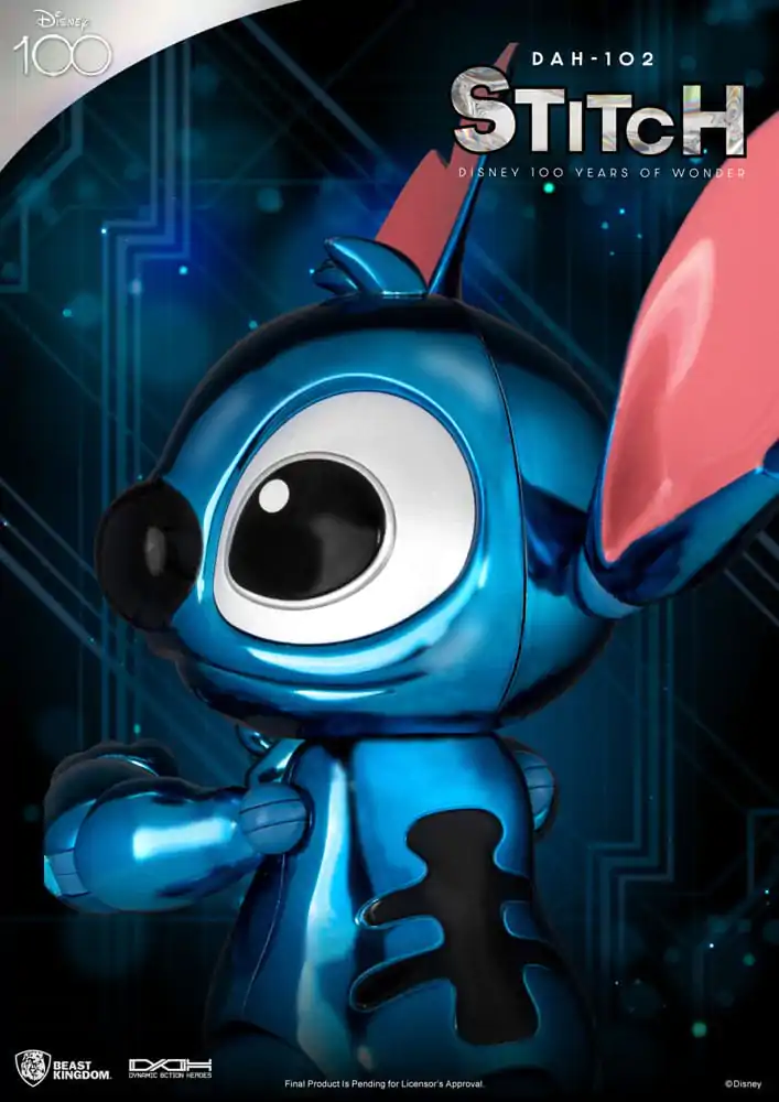 Disney 100 Years of Wonder Dynamic 8ction Heroes Action Figure 1/9 Stitch (Lilo & Stitch) 16 cm termékfotó