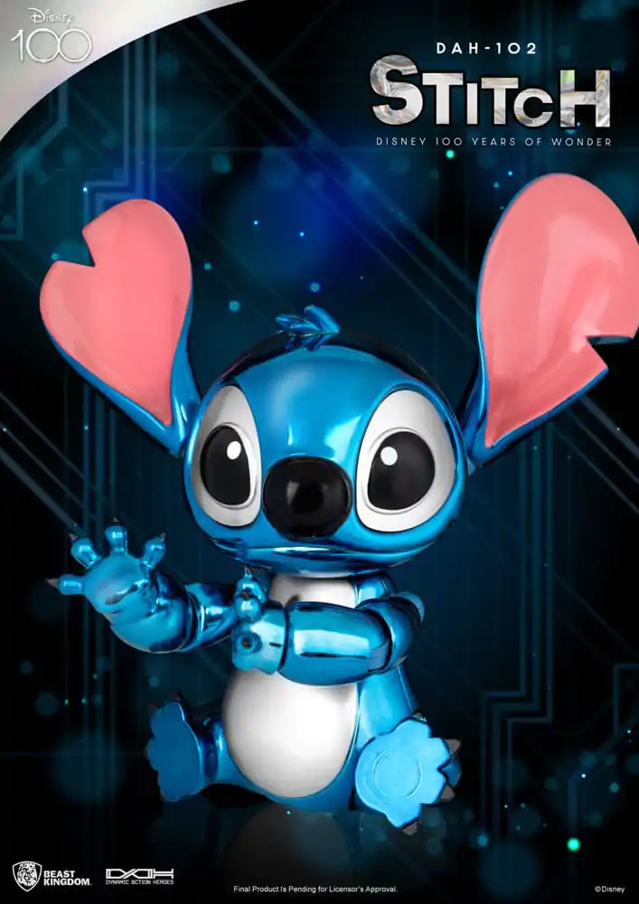 Disney 100 Years of Wonder Dynamic 8ction Heroes Action Figure 1/9 Stitch (Lilo & Stitch) 16 cm termékfotó