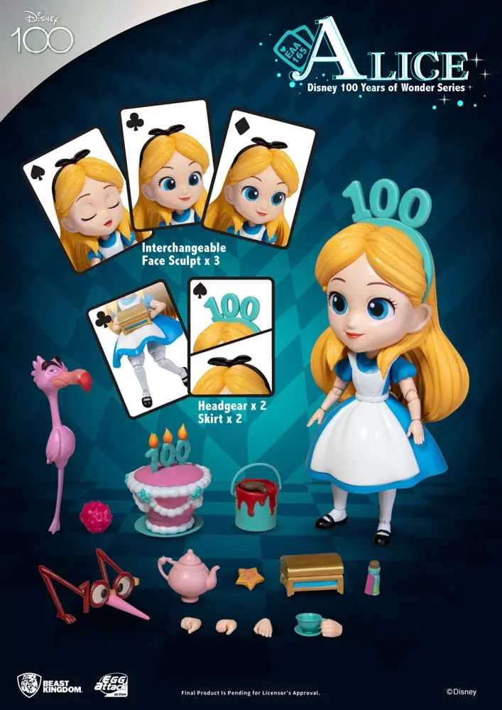 Disney 100 Years of Wonder Egg Attack Action Action Figure Alice 14 cm product photo