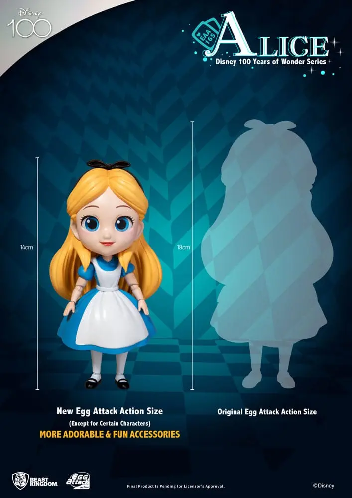Disney 100 Years of Wonder Egg Attack Action Action Figure Alice 14 cm product photo