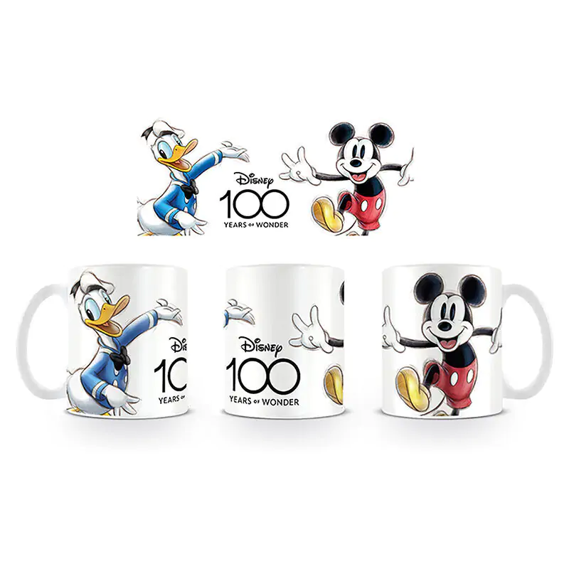 Disney 100th Anniversary Mickey & Donald mug 315ml termékfotó