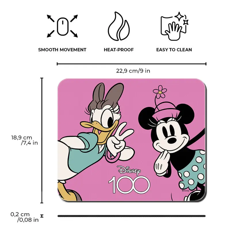 Disney 100th Anniversary Minnie & Daisy mouse pad product photo