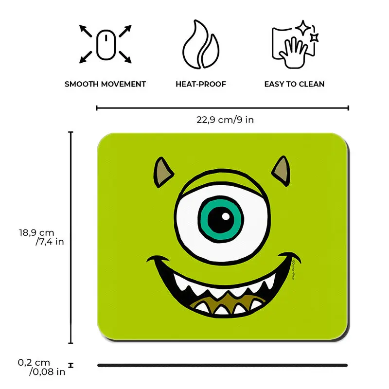Disney 100th Anniversary Monsters Inc. Mike Wazowski mouse pad product photo