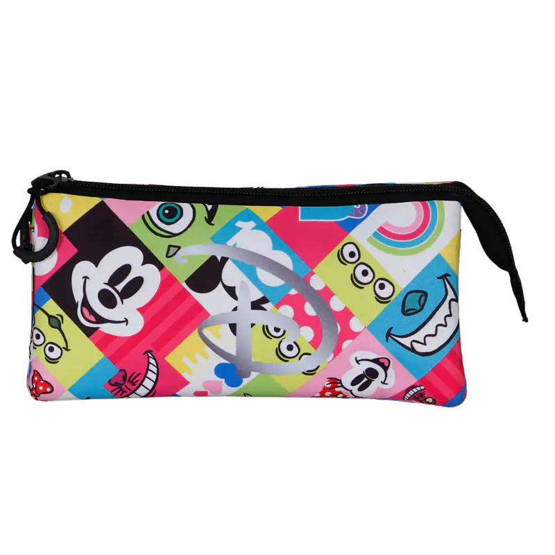 Disney 100th Collage triple pencil case product photo