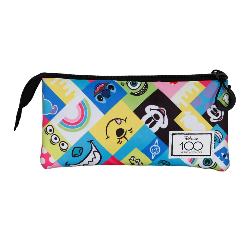 Disney 100th Collage triple pencil case product photo