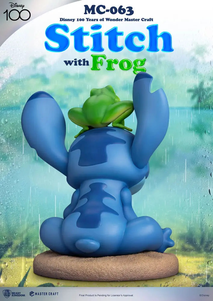 Disney 100th Master Craft Statue Stitch with Frog 34 cm product photo