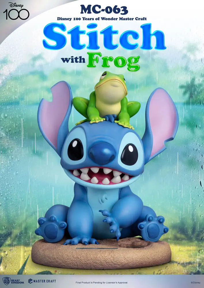 Disney 100th Master Craft Statue Stitch with Frog 34 cm product photo