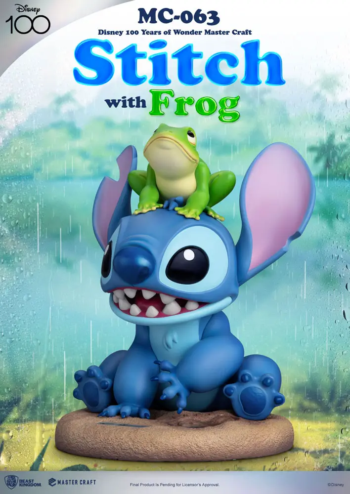 Disney 100th Master Craft Statue Stitch with Frog 34 cm product photo