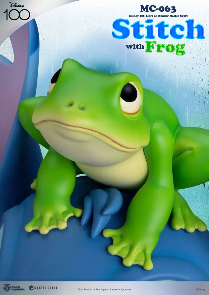 Disney 100th Master Craft Statue Stitch with Frog 34 cm product photo
