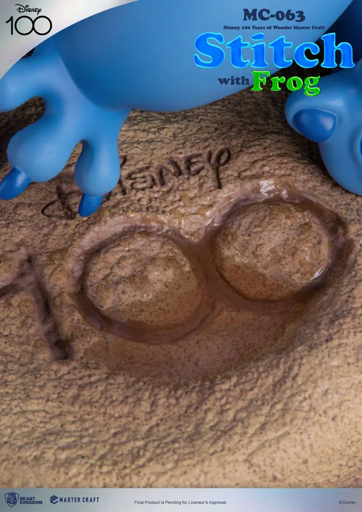 Disney 100th Master Craft Statue Stitch with Frog 34 cm product photo