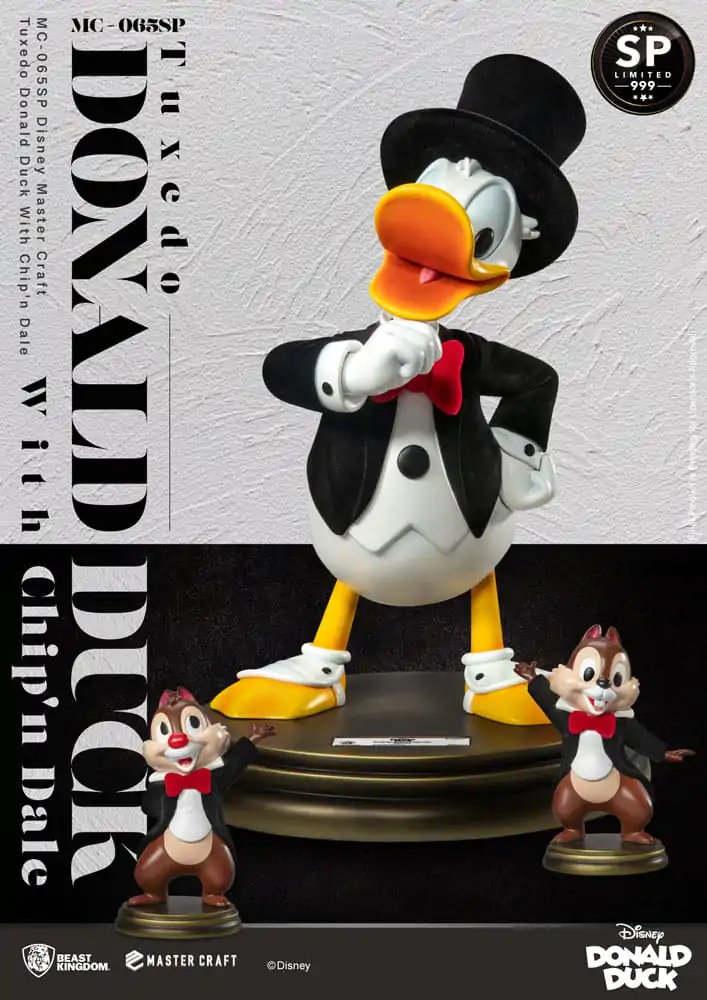 Disney 100th Master Craft Statue Tuxedo Donald Duck (Chip'n und Dale) 40 cm product photo