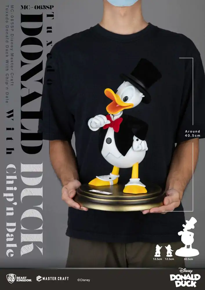 Disney 100th Master Craft Statue Tuxedo Donald Duck (Chip'n und Dale) 40 cm product photo