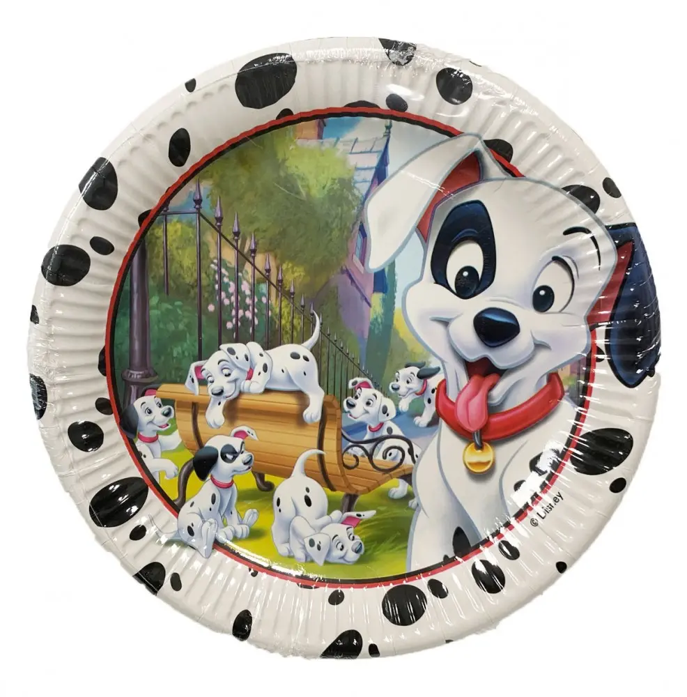 Disney 101 Dalmatians, Puppy Paper Plates 8 pcs 23 cm product photo