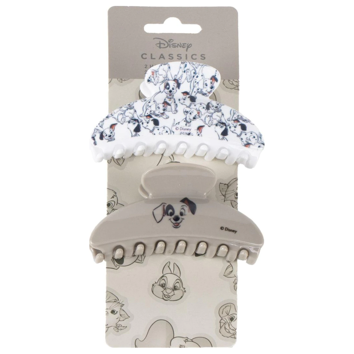 Disney 101 Dalmatians Fun Hair Clip Set 2 pcs product photo