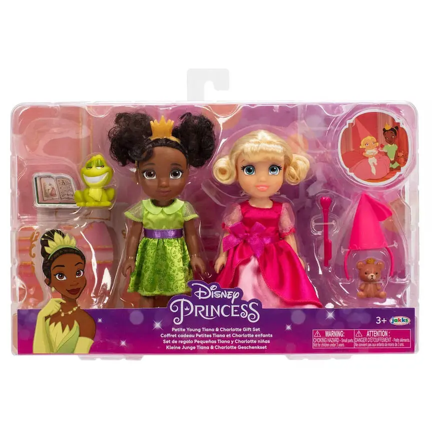 Disney The Princess and the Frog Tiana & Charlotte set 15cm product photo