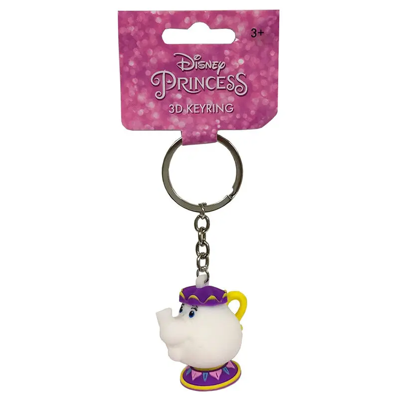 Disney the Beauty and the Beast Mrs Pots keychain product photo