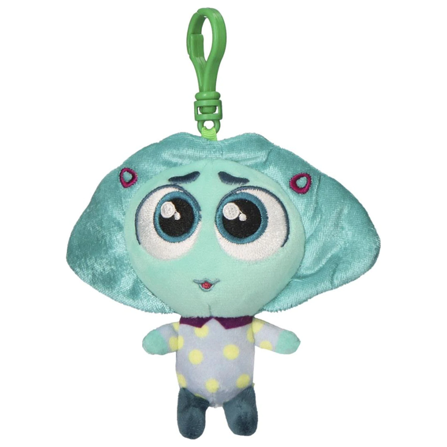 Disney Inside Out Envy 3D Plush Figure with Clip, Bag Charm 12 cm product photo
