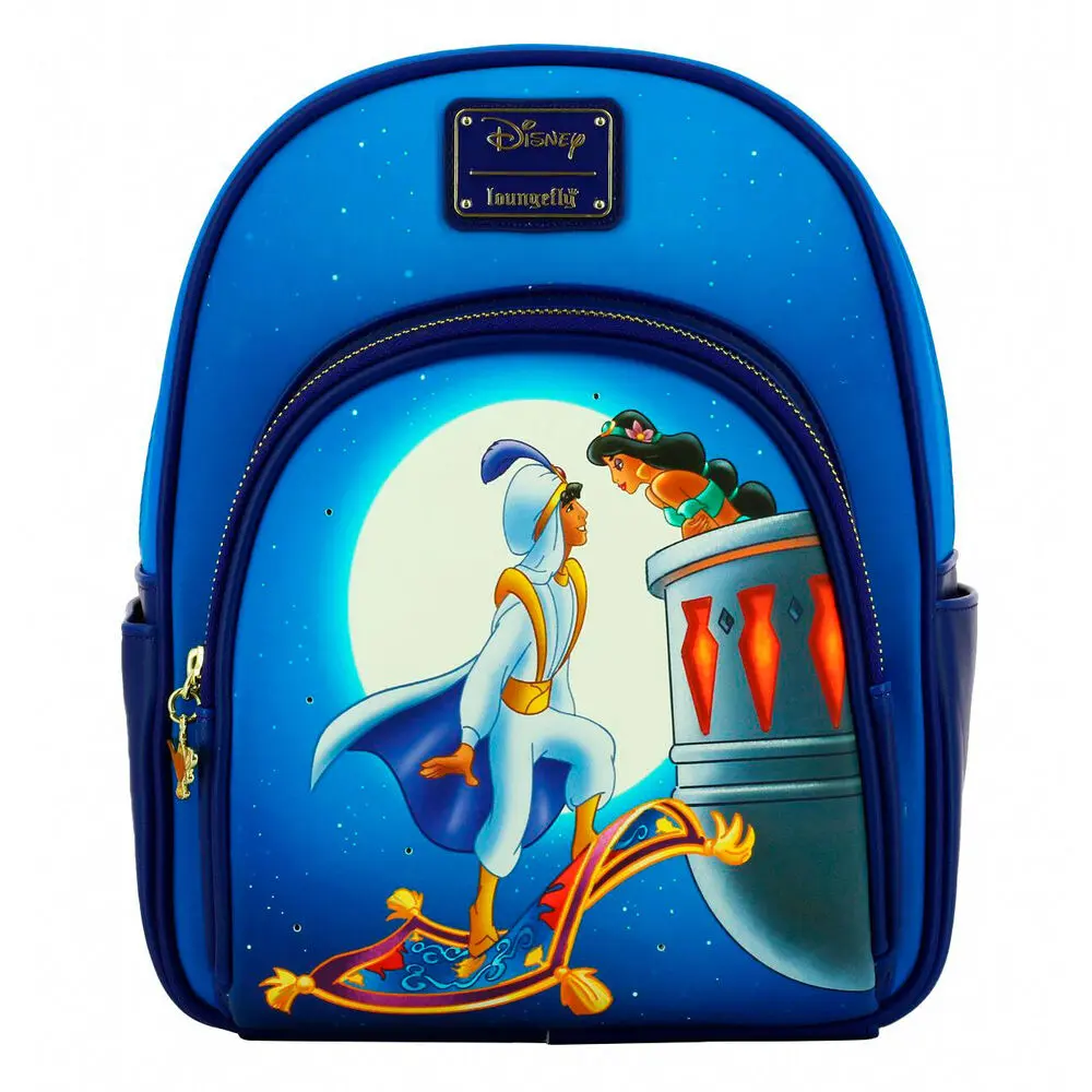 Loungefly Disney Aladdin Jasmine &amp; Aladdin backpack 26cm product photo