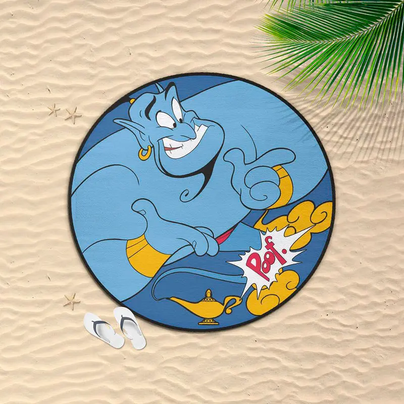 Disney Aladdin round microfiber beach towel 130cm product photo