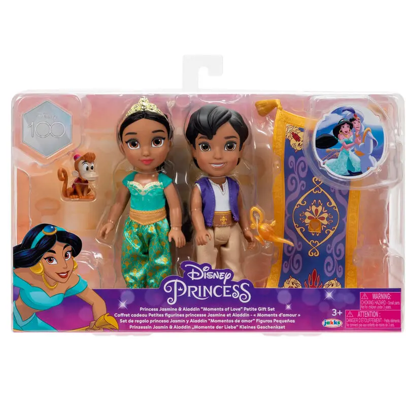 Disney Aladin Jasmine + Aladdin doll 15cm product photo