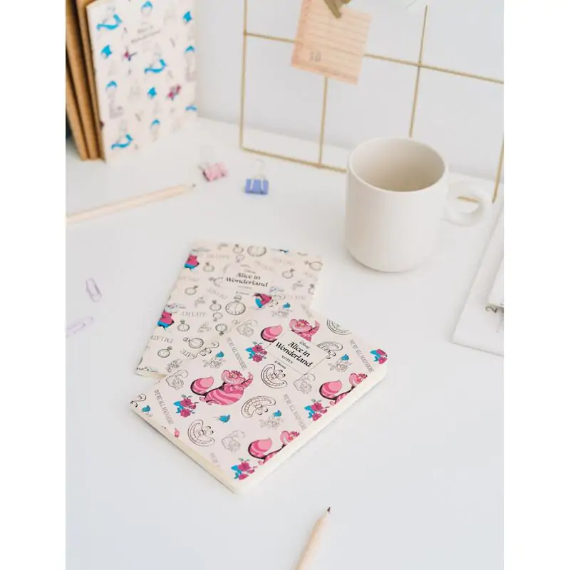 Disney Alice in Wonderland pack 3 A6 notebooks product photo