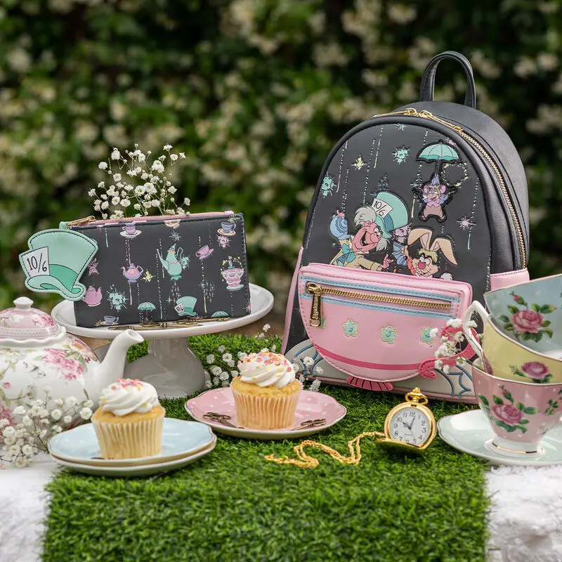 Loungefly Disney Alice in Wonderland A Very Merry Unbirthday to You backpack 26cm product photo