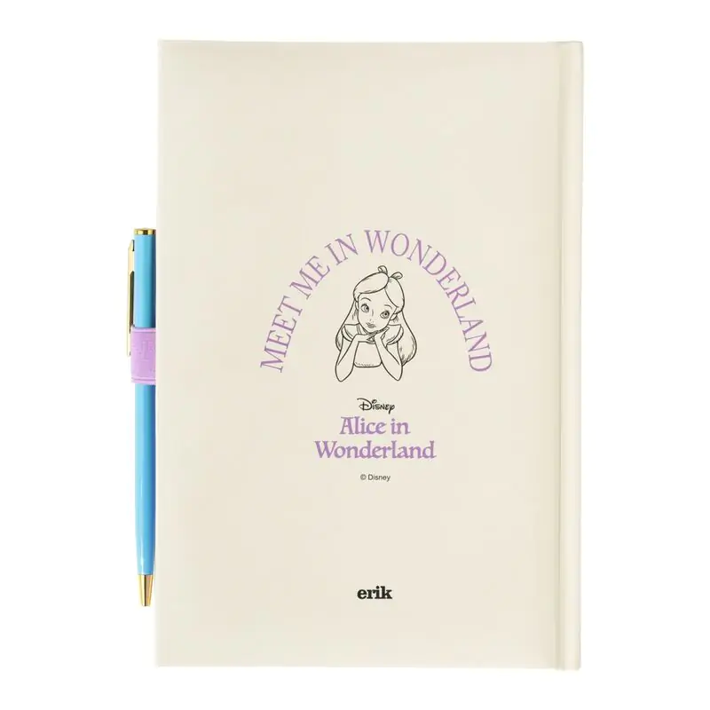 Disney Alice in Wonderland A5 premium notebook + pen product photo