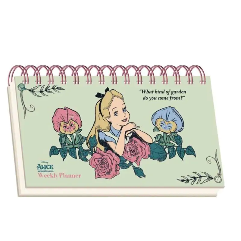 Disney Alice in Wonderland Weekly planner termékfotó