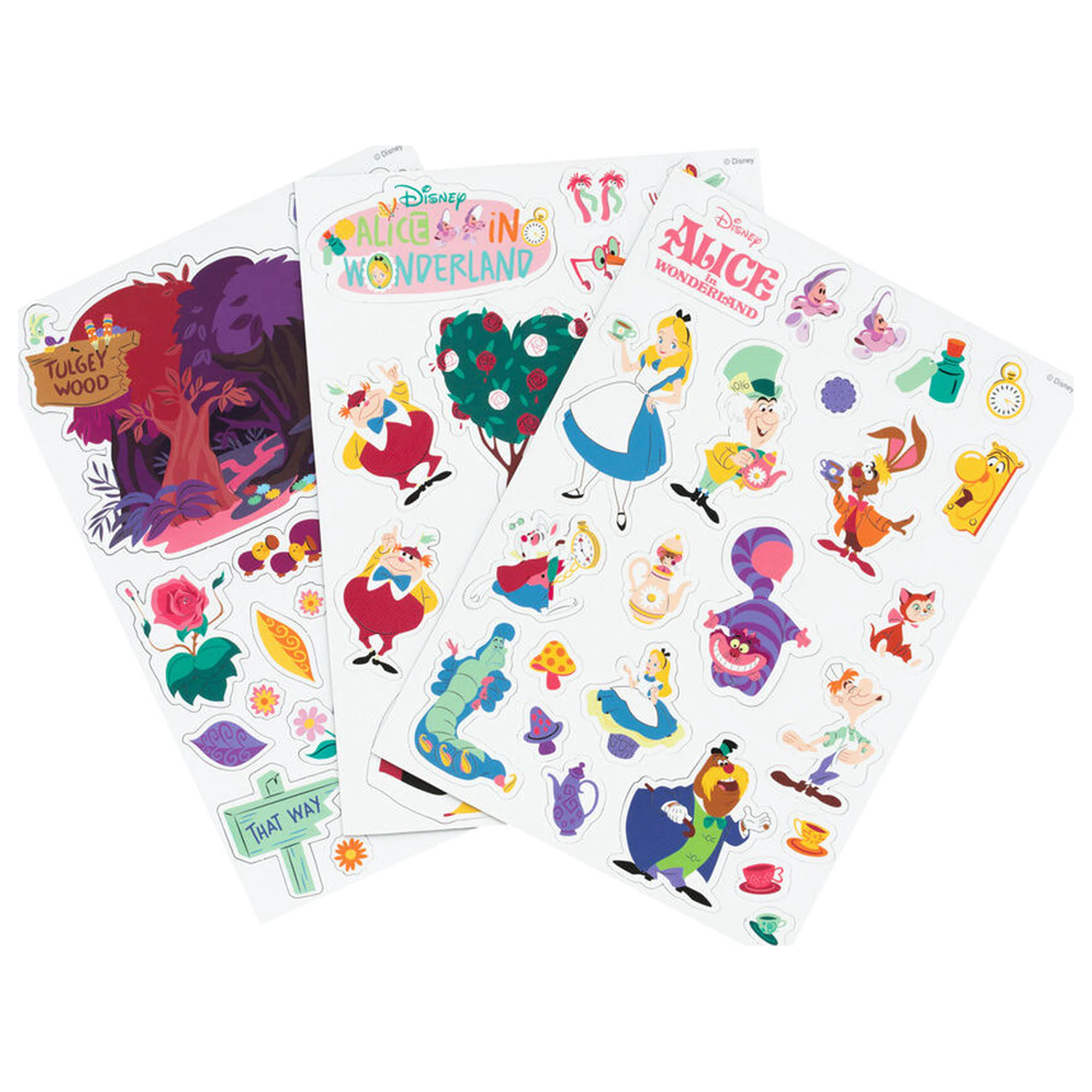 Disney Alice in Wonderland set of die-cut magnets product photo