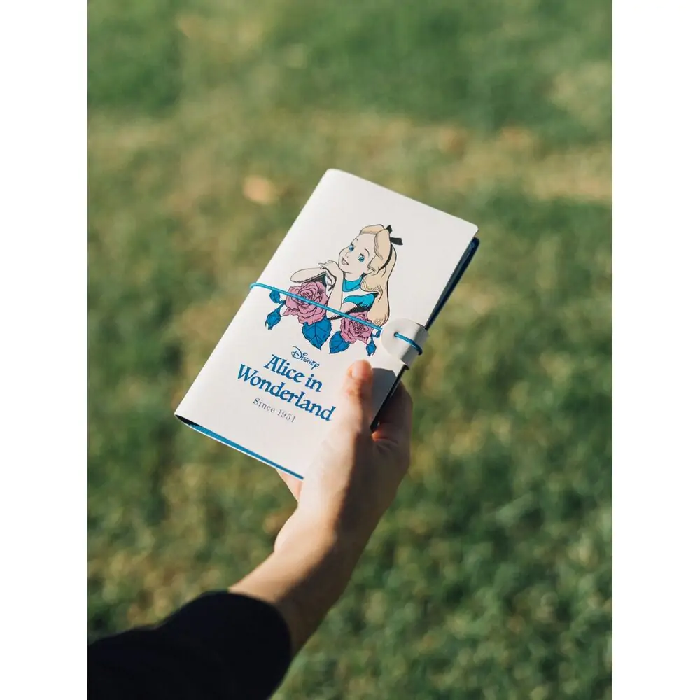 Disney Alice in Wonderland travel notebook product photo