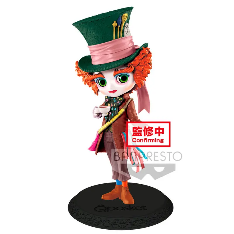 Disney Alice in Wonderland Mad Hatter Q Posket ver. A figure 14cm product photo