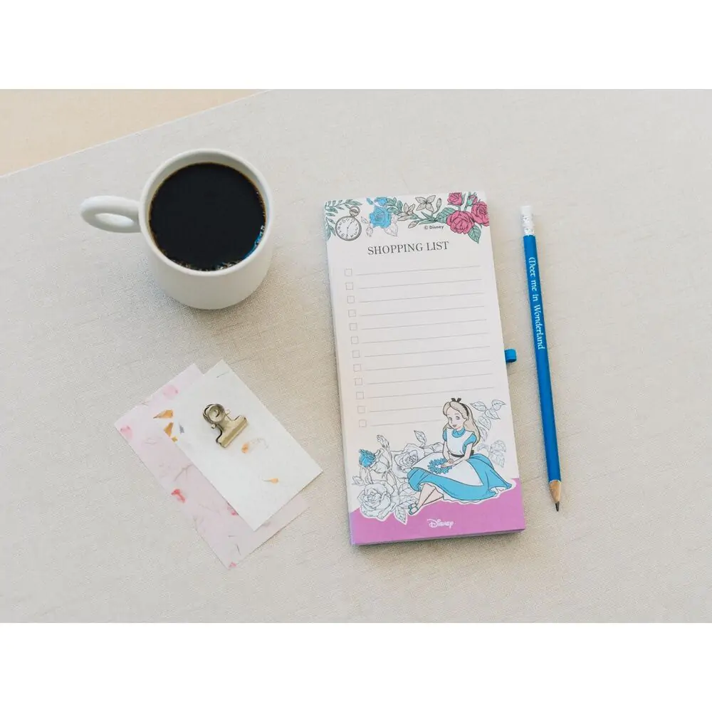 Disney Alice in Wonderland magnetic notepads product photo