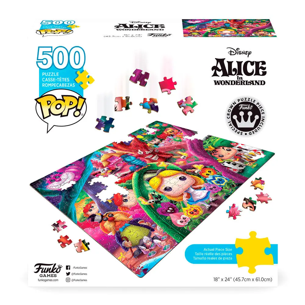 Disney Alice in Wonderland puzzle 500pcs product photo