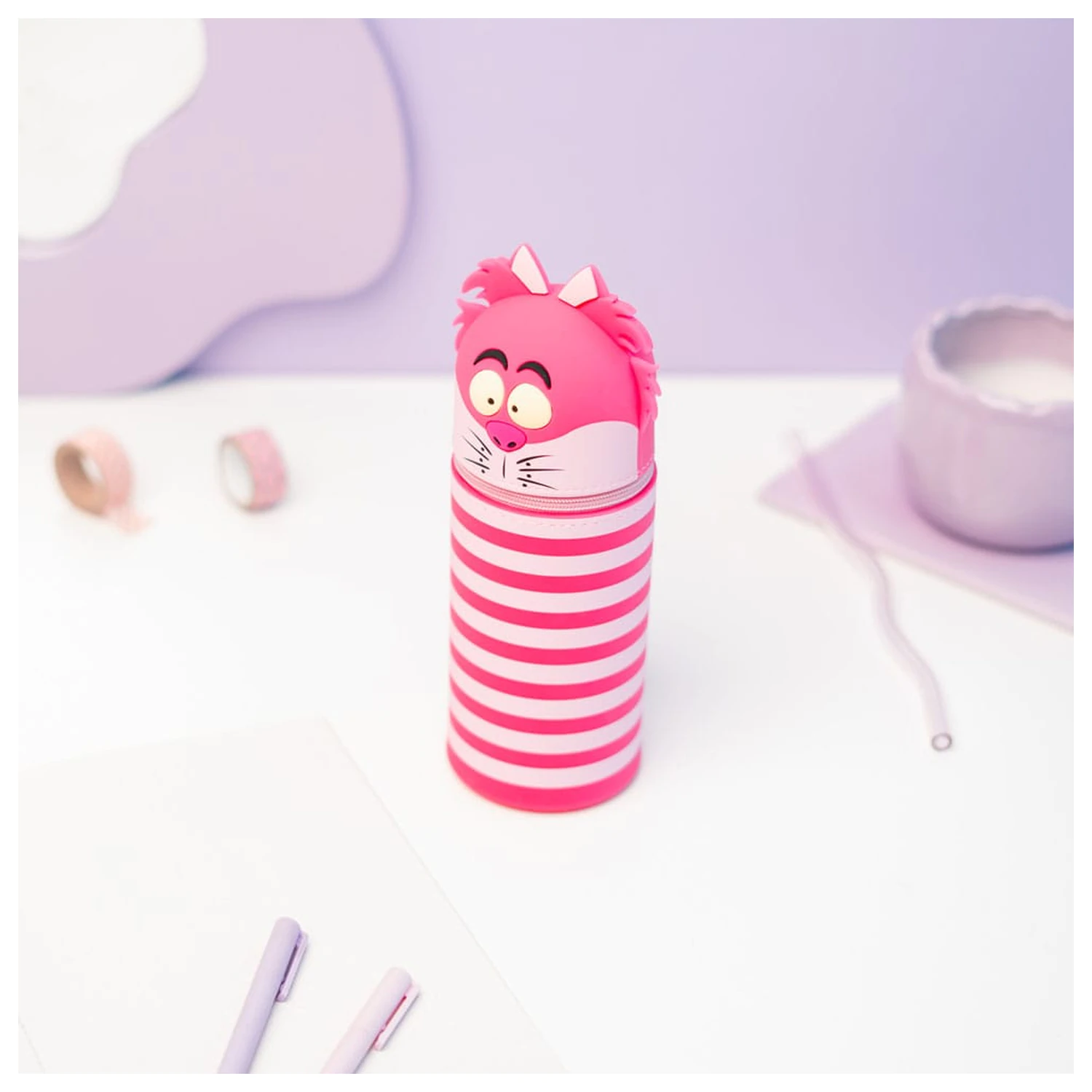 Disney Alice in Wonderland Cheshire cat 3D pencil case product photo