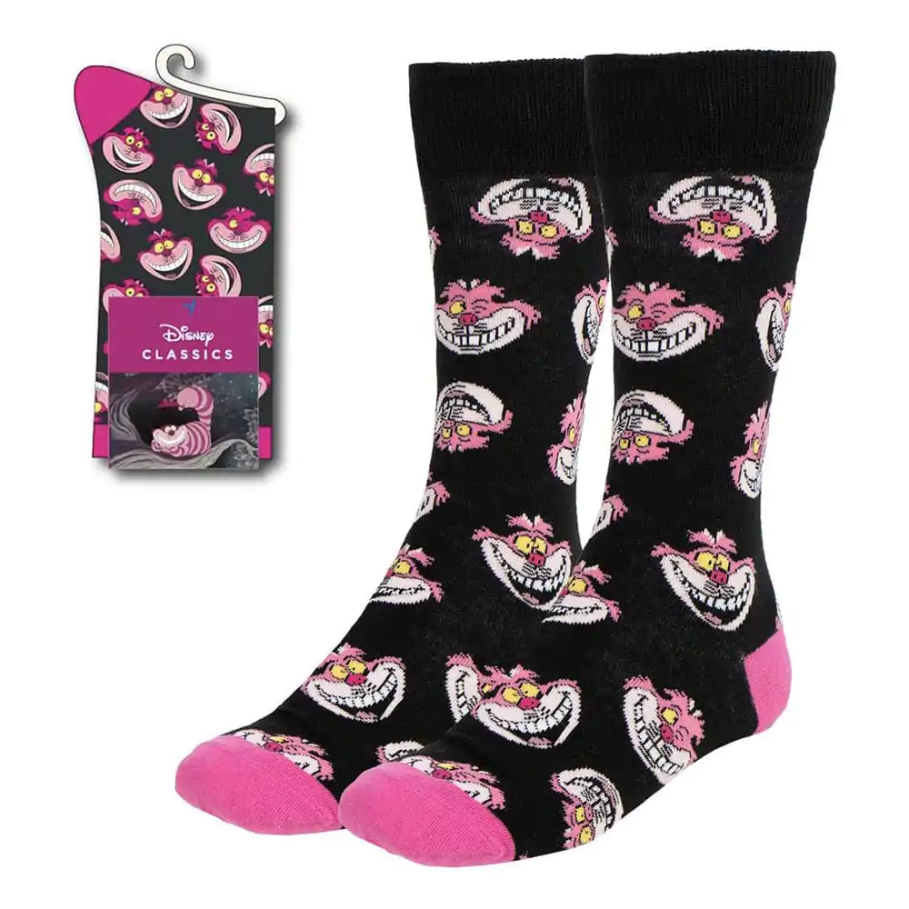 Disney Socks Alice in Wonderland Cheshire Cat Faces 36-43 termékfotó